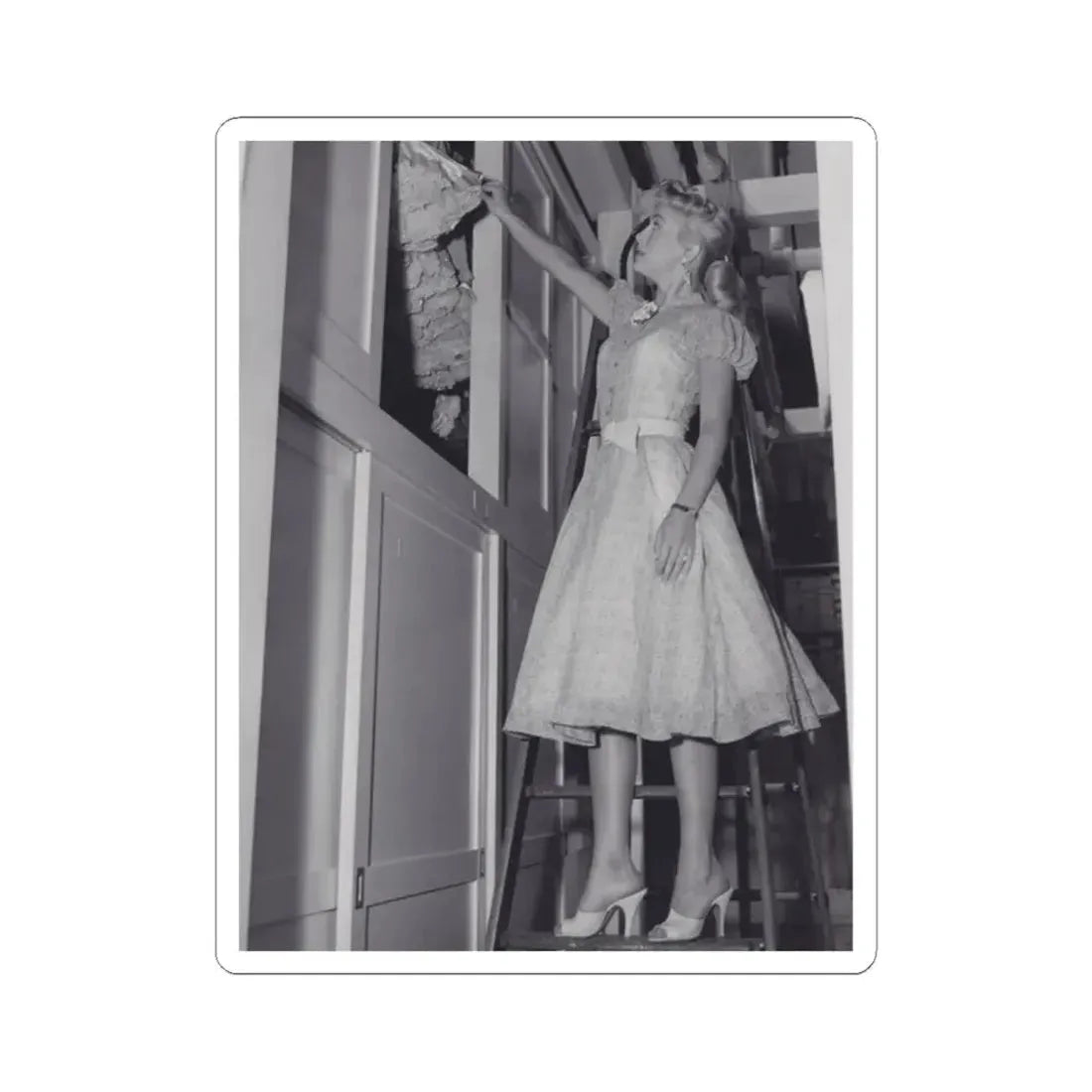 Lori Nelson #180 (Vintage Female Icon) STICKER Vinyl Kiss-Cut Decal 2 Inch White - The Sticker Space