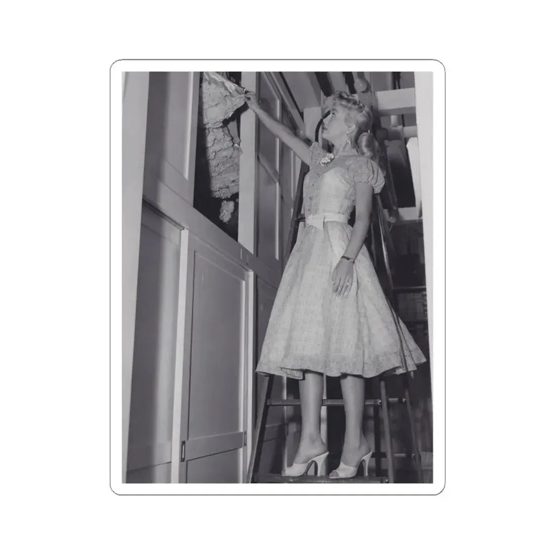 Lori Nelson #180 (Vintage Female Icon) STICKER Vinyl Kiss-Cut Decal 6 Inch White - The Sticker Space