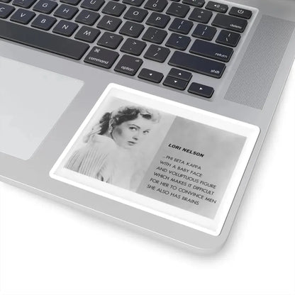 Lori Nelson #202 (Vintage Female Icon) STICKER Vinyl Kiss-Cut Decal - The Sticker Space