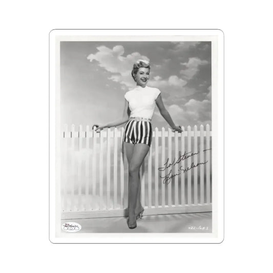 Lori Nelson #214 (Vintage Female Icon) STICKER Vinyl Kiss-Cut Decal 2 Inch White - The Sticker Space