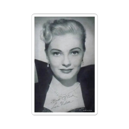 Lori Nelson #39 (Vintage Female Icon) STICKER Vinyl Kiss-Cut Decal 2 Inch White - The Sticker Space