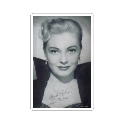 Lori Nelson #39 (Vintage Female Icon) STICKER Vinyl Kiss-Cut Decal 4 Inch White - The Sticker Space