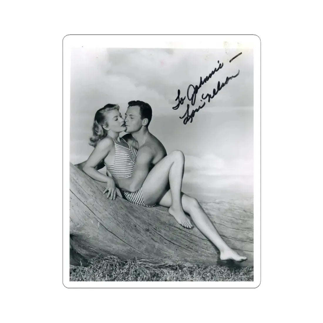 Lori Nelson #70 (Vintage Female Icon) STICKER Vinyl Kiss-Cut Decal 4 Inch White - The Sticker Space