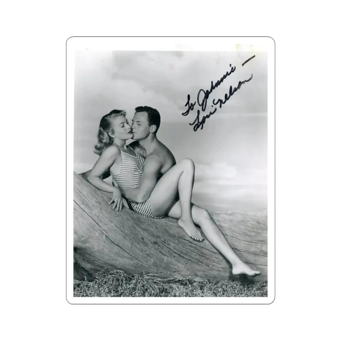 Lori Nelson #70 (Vintage Female Icon) STICKER Vinyl Kiss-Cut Decal 6 Inch White - The Sticker Space