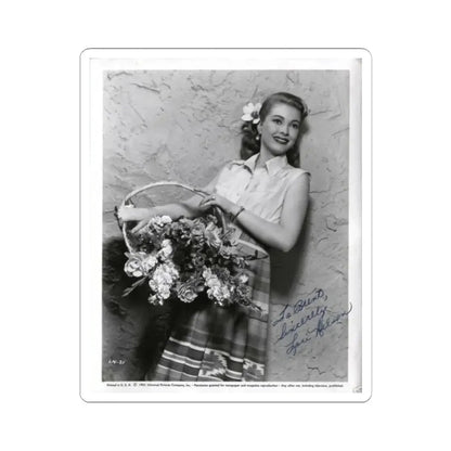 Lori Nelson #74 (Vintage Female Icon) STICKER Vinyl Kiss-Cut Decal 2 Inch White - The Sticker Space