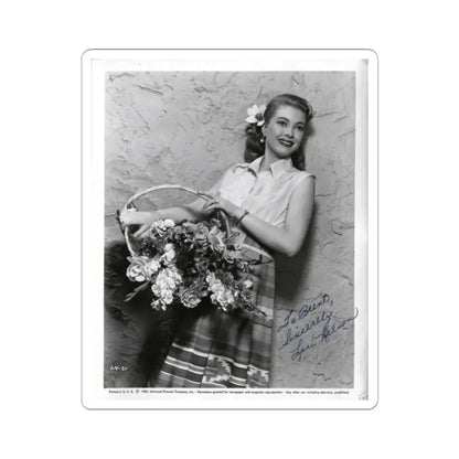 Lori Nelson #74 (Vintage Female Icon) STICKER Vinyl Kiss-Cut Decal 3 Inch White - The Sticker Space