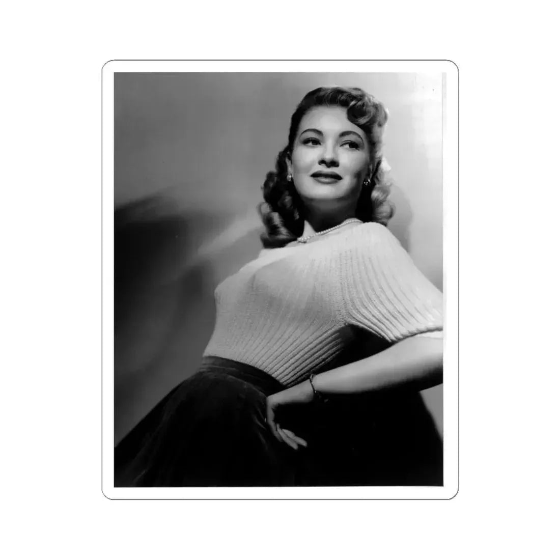 Lori Nelson #76 (Vintage Female Icon) STICKER Vinyl Kiss-Cut Decal 4 Inch White - The Sticker Space