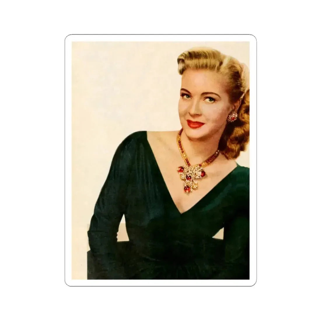 Lori Nelson #85 (Vintage Female Icon) STICKER Vinyl Kiss-Cut Decal 3 Inch White - The Sticker Space