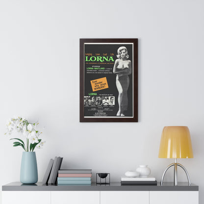 LORNA 1964 - Framed Movie Poster-The Sticker Space