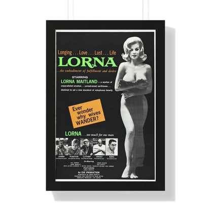 LORNA 1964 - Framed Movie Poster - The Sticker Space