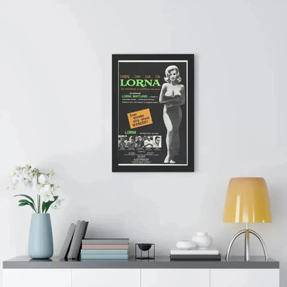 LORNA 1964 - Framed Movie Poster - The Sticker Space