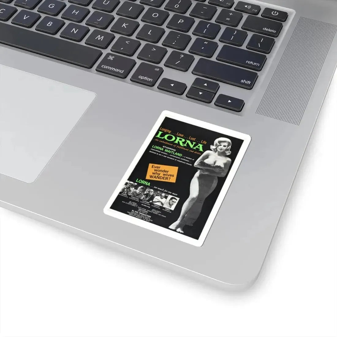 LORNA 1964 Movie Poster - STICKER Vinyl Kiss-Cut Decal - The Sticker Space