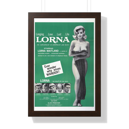 LORNA (2) 1964 - Framed Movie Poster-16″ x 24″-The Sticker Space