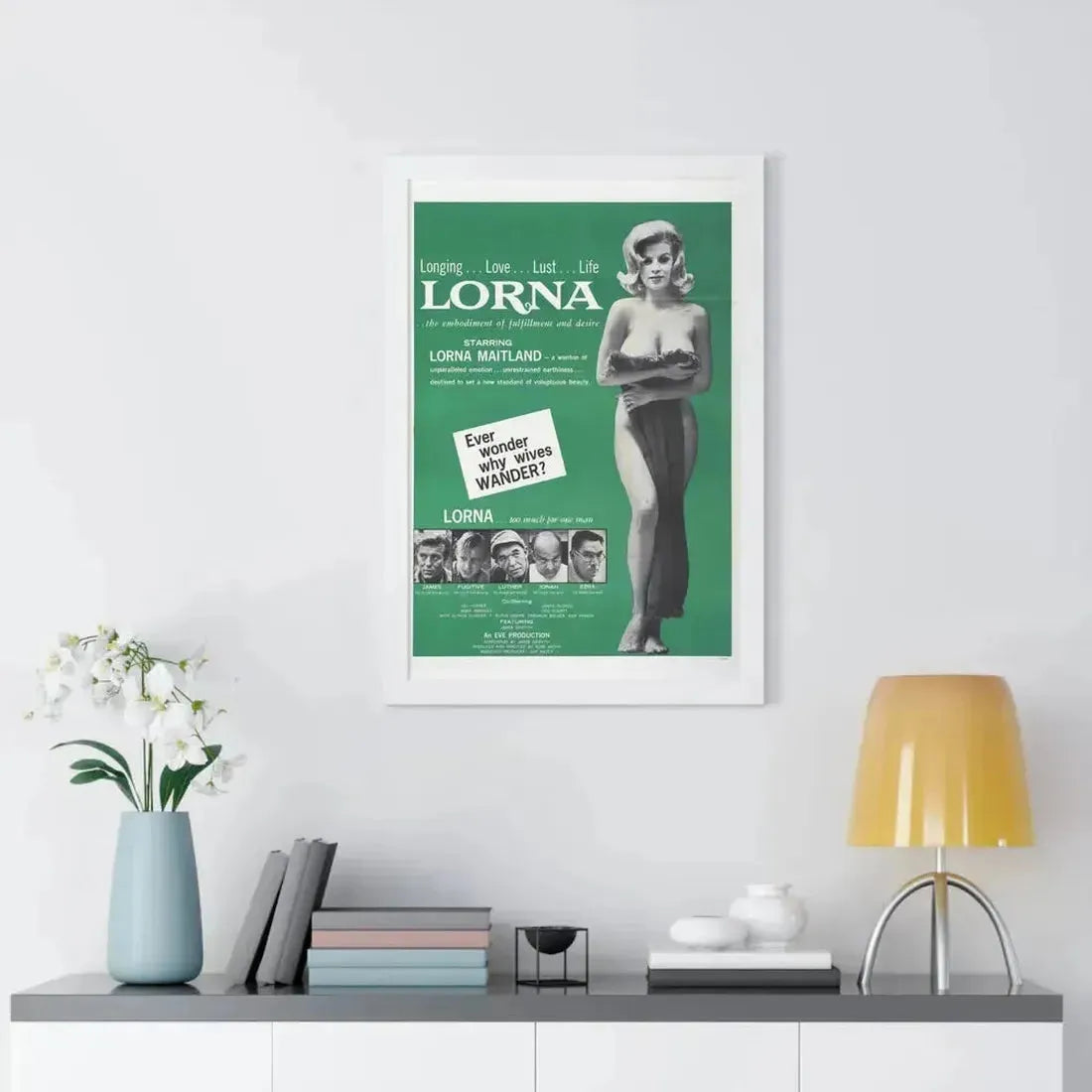 LORNA (2) 1964 - Framed Movie Poster - The Sticker Space