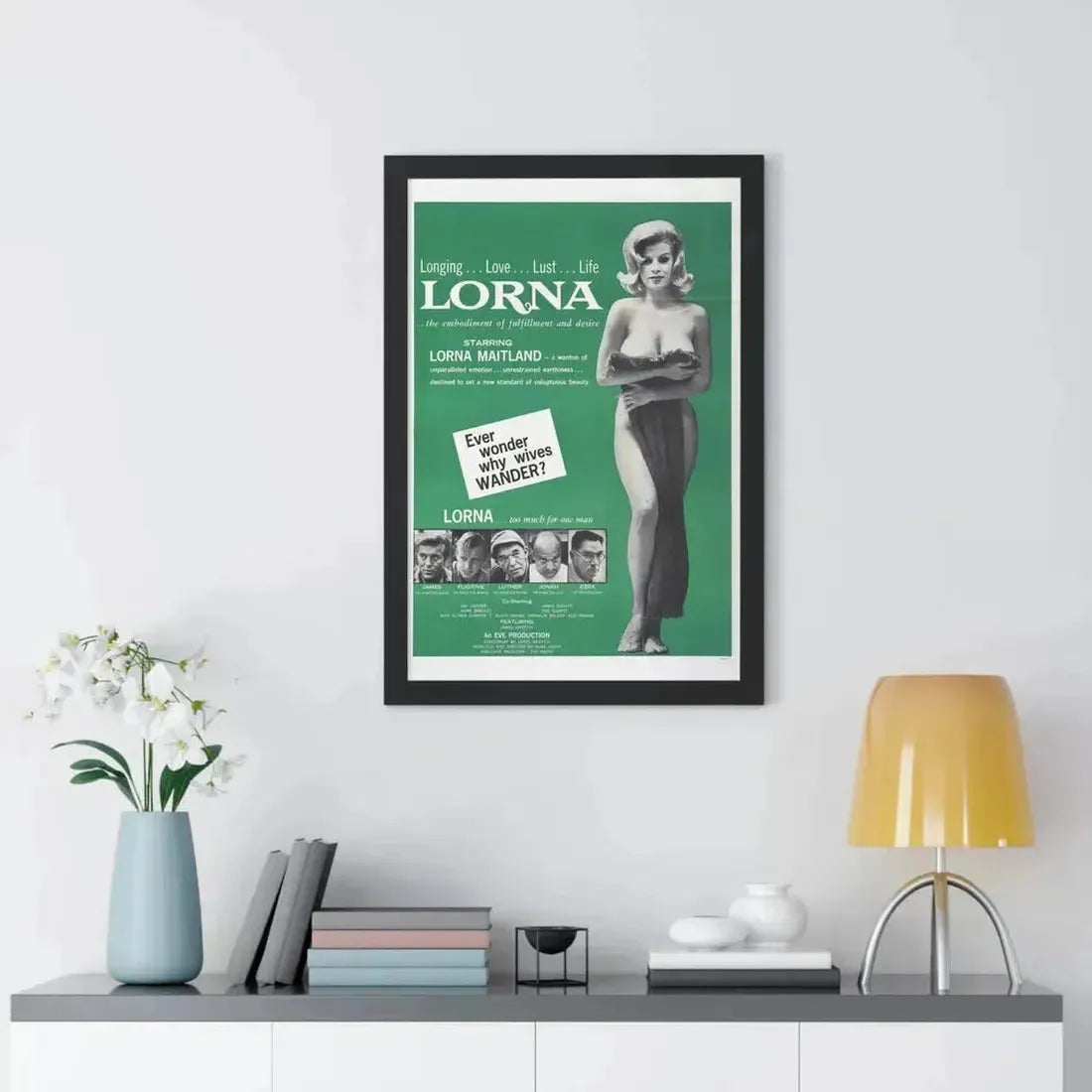 LORNA (2) 1964 - Framed Movie Poster - The Sticker Space