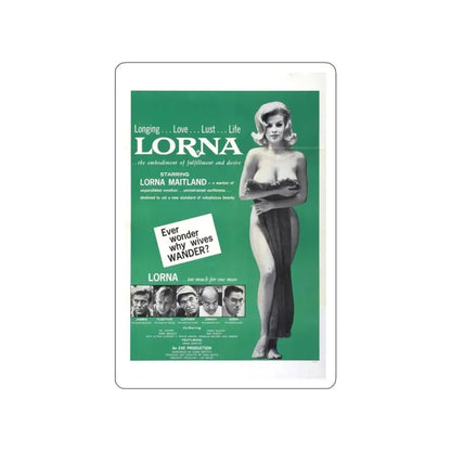 LORNA (2) 1964 Movie Poster STICKER Vinyl Die-Cut Decal 3 Inch - The Sticker Space
