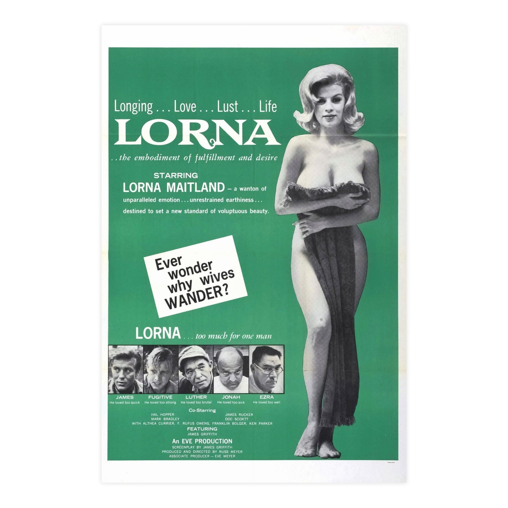 LORNA (2) 1964 - Paper Movie Poster-24″ x 36″ (Vertical)-The Sticker Space