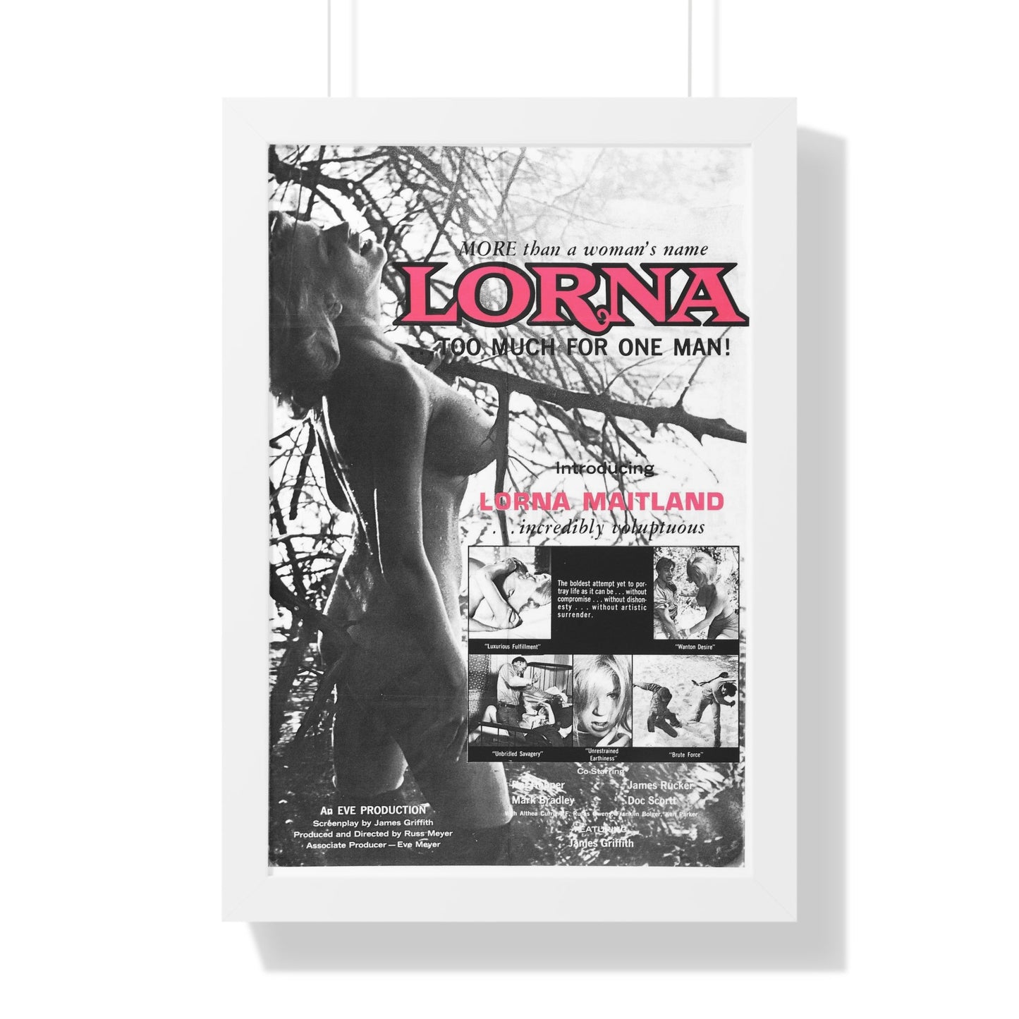 LORNA (3) 1964 - Framed Movie Poster-16″ x 24″-The Sticker Space