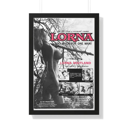 LORNA (3) 1964 - Framed Movie Poster - The Sticker Space