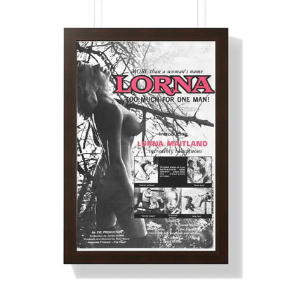 LORNA (3) 1964 - Framed Movie Poster - The Sticker Space