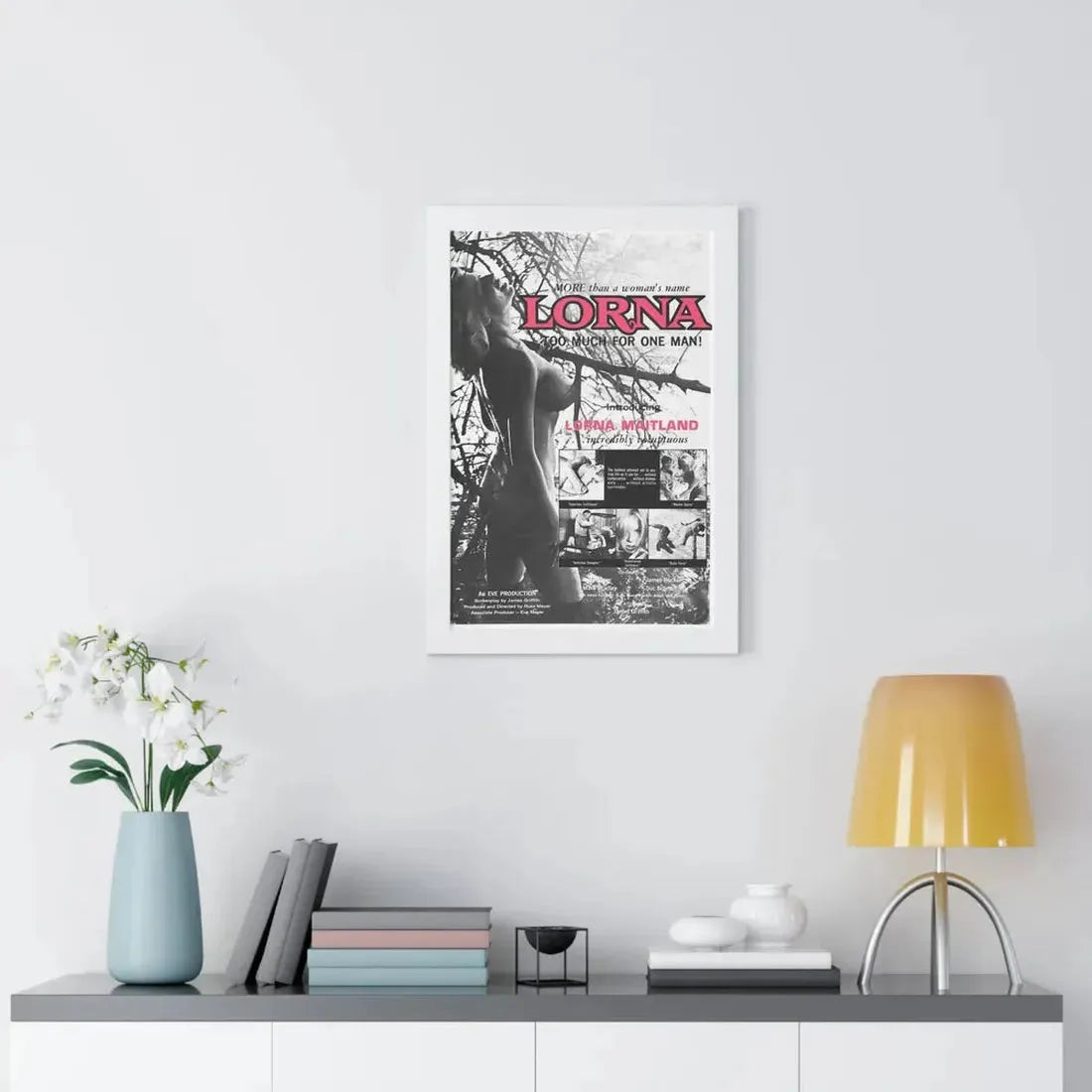 LORNA (3) 1964 - Framed Movie Poster - The Sticker Space