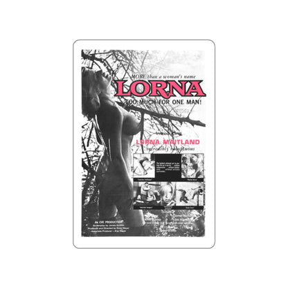 LORNA (3) 1964 Movie Poster STICKER Vinyl Die-Cut Decal-2 Inch-The Sticker Space