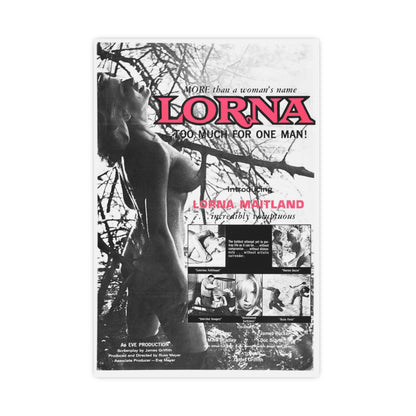 LORNA (3) 1964 - Paper Movie Poster-16″ x 24″ (Vertical)-The Sticker Space