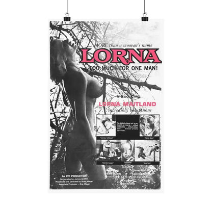 LORNA (3) 1964 - Paper Movie Poster - The Sticker Space