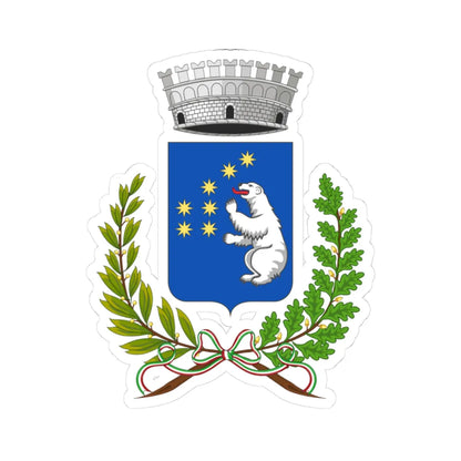 Lorsica-Stemma (Italy) (Coat of Arms) STICKER Vinyl Kiss-Cut Decal 3 Inch White - The Sticker Space