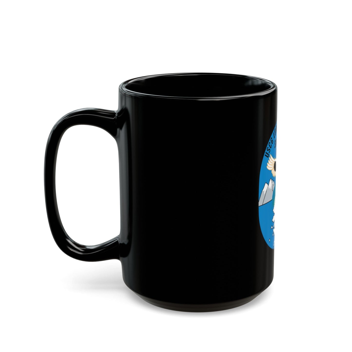 LORSTA Shoal Cove (U.S. Coast Guard) Black Coffee Mug-The Sticker Space