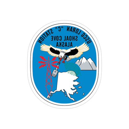 LORSTA Shoal Cove (U.S. Coast Guard) REVERSE PRINT Transparent STICKER-5" × 5"-The Sticker Space