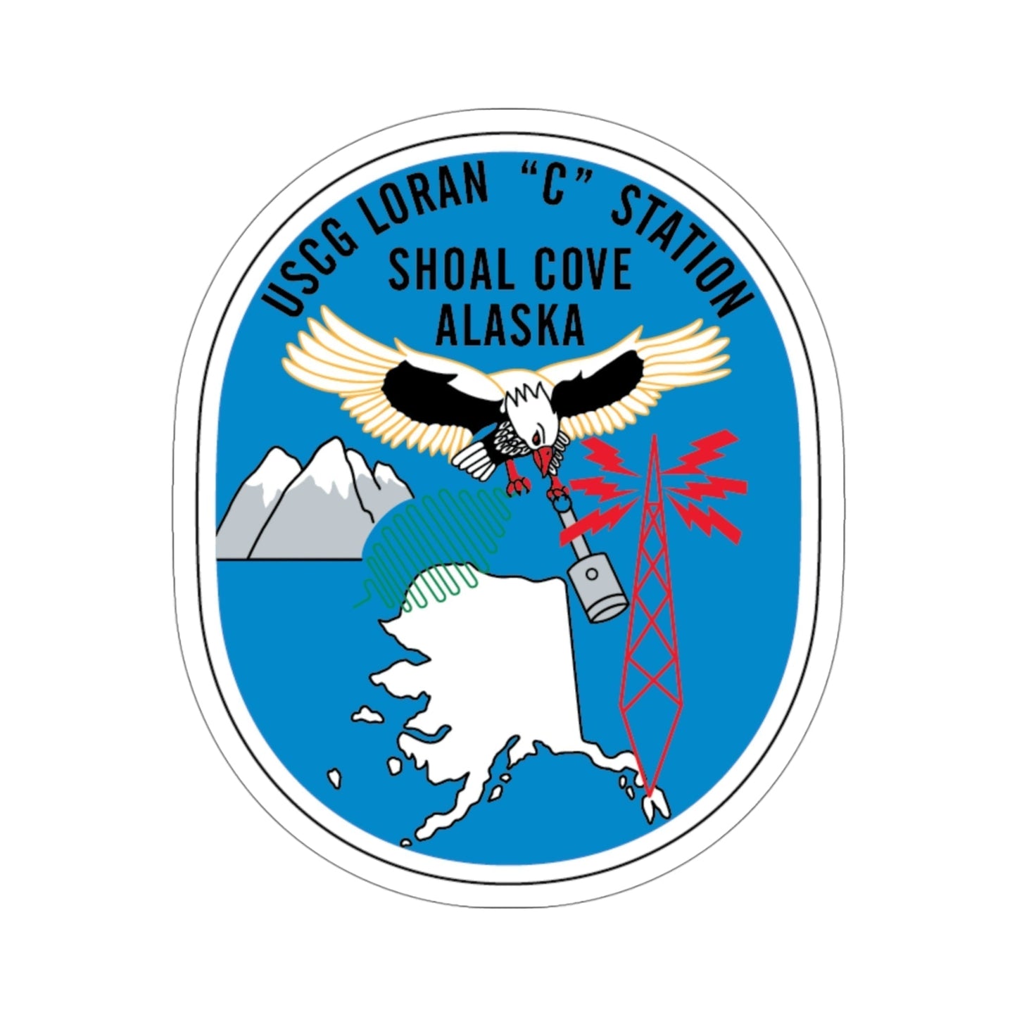 LORSTA Shoal Cove (U.S. Coast Guard) STICKER Vinyl Die-Cut Decal-4 Inch-The Sticker Space