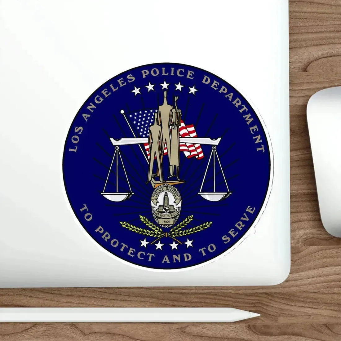 Los Angeles Police Department STICKER Vinyl Die-Cut Decal - The Sticker Space