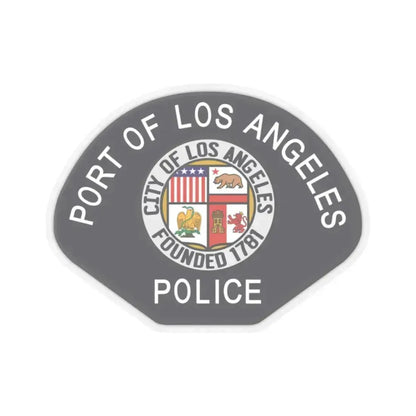 Los Angeles Port Police - STICKER Vinyl Kiss-Cut Decal 2 Inch Transparent - The Sticker Space