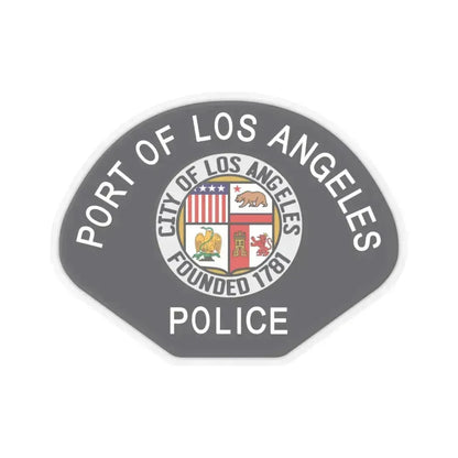 Los Angeles Port Police - STICKER Vinyl Kiss-Cut Decal 6 Inch Transparent - The Sticker Space