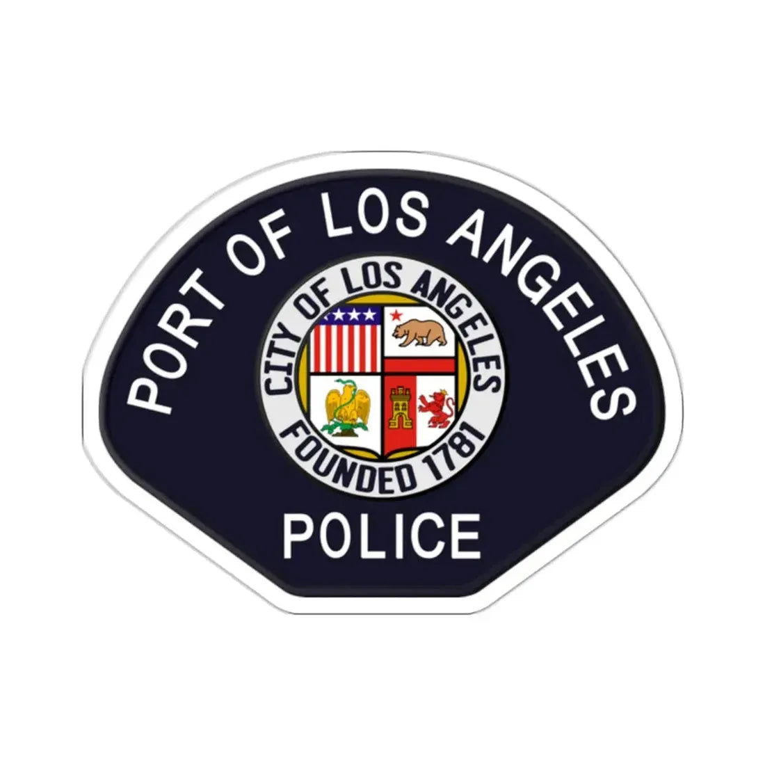 Los Angeles Port Police - STICKER Vinyl Kiss-Cut Decal - The Sticker Space