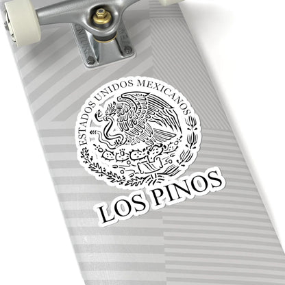 Los Pinos Mexican Seal (Mexico) (Coat of Arms) STICKER Vinyl Kiss-Cut Decal - The Sticker Space
