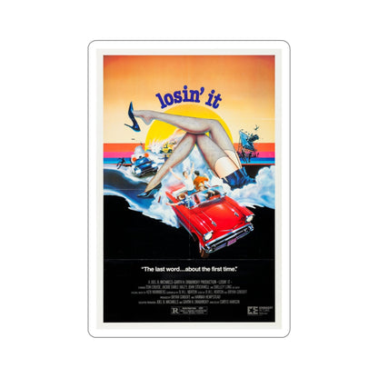 Losin' it 1983 Movie Poster STICKER Vinyl Die-Cut Decal-3 Inch-The Sticker Space