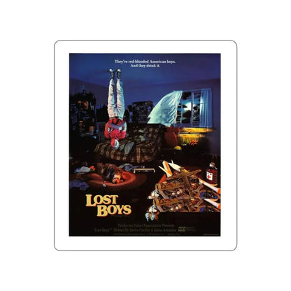 LOST BOYS (THE LOST BOYS) 1984 Movie Poster STICKER Vinyl Die-Cut Decal 3 Inch - The Sticker Space