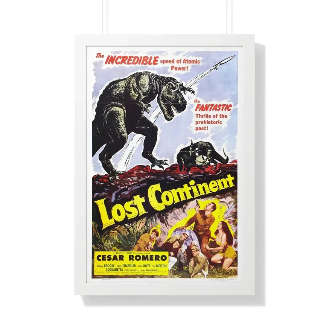 LOST CONTINENT 1951 - Framed Movie Poster - The Sticker Space