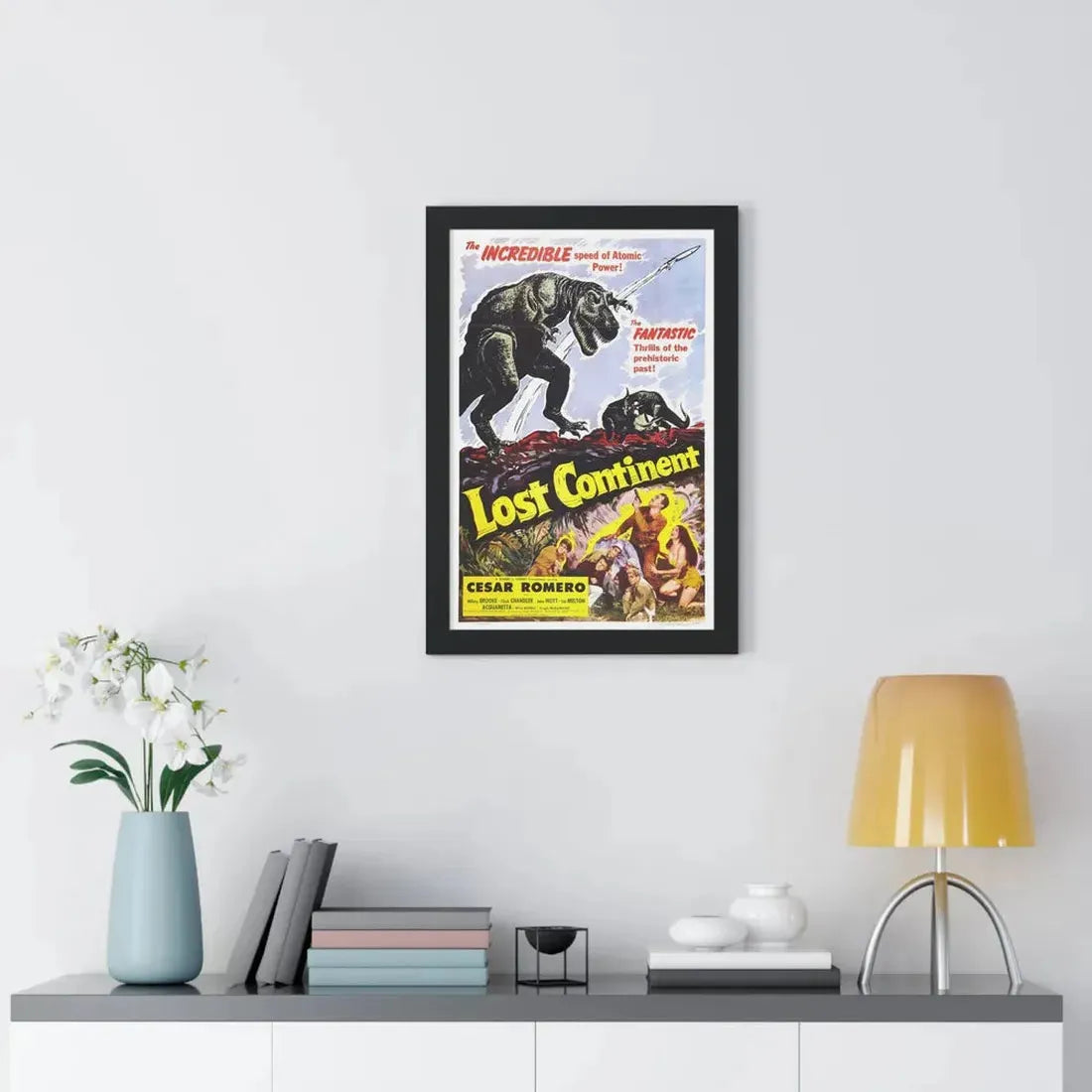LOST CONTINENT 1951 - Framed Movie Poster - The Sticker Space