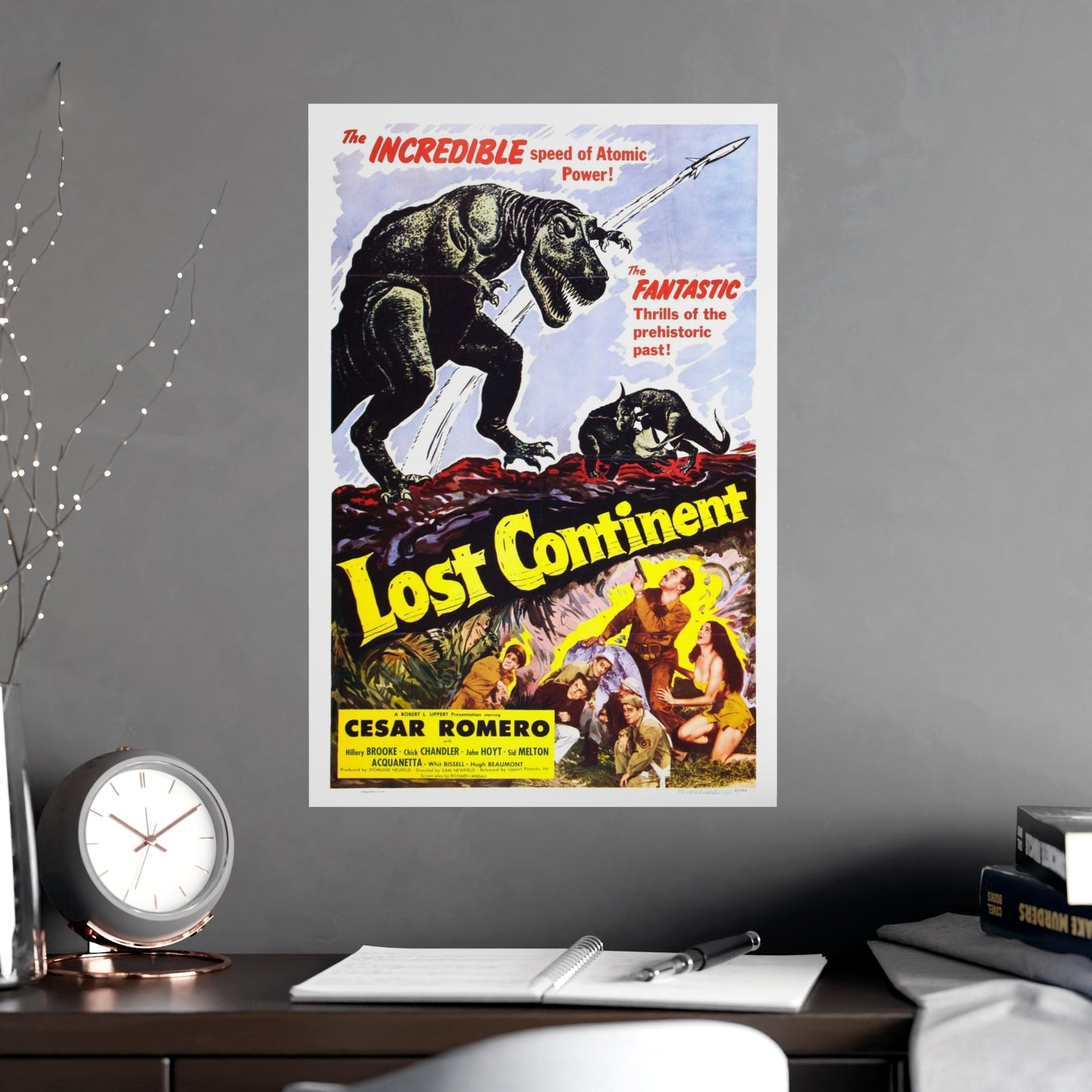 LOST CONTINENT 1951 - Paper Movie Poster-The Sticker Space