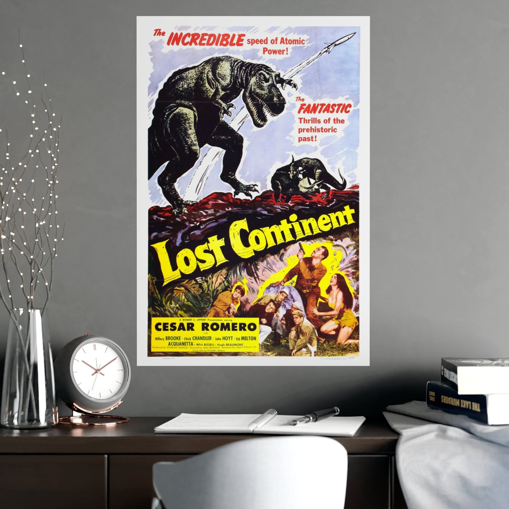 LOST CONTINENT 1951 - Paper Movie Poster-The Sticker Space