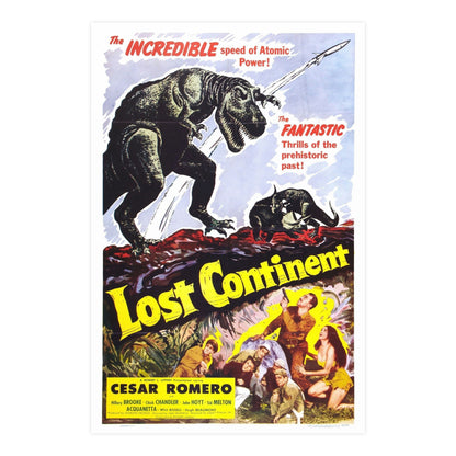LOST CONTINENT 1951 - Paper Movie Poster-24″ x 36″ (Vertical)-The Sticker Space