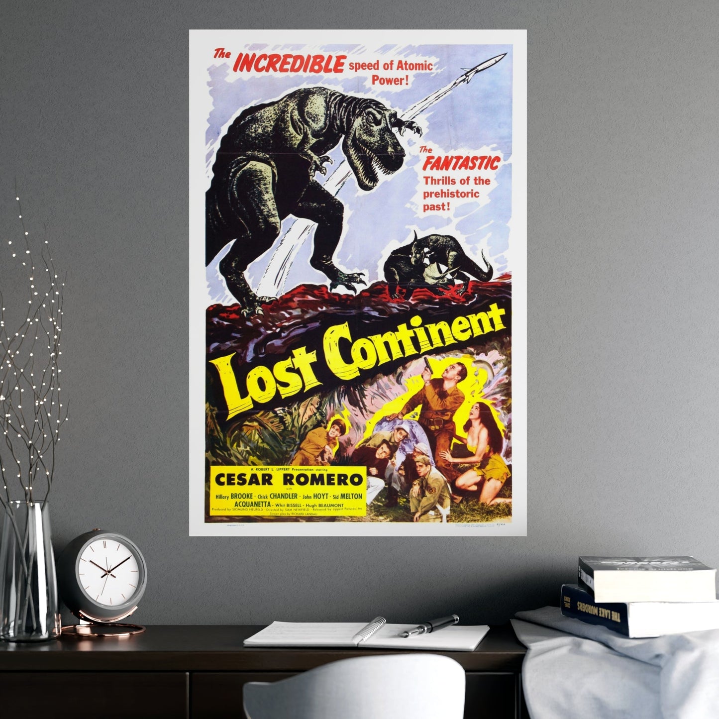 LOST CONTINENT 1951 - Paper Movie Poster-The Sticker Space