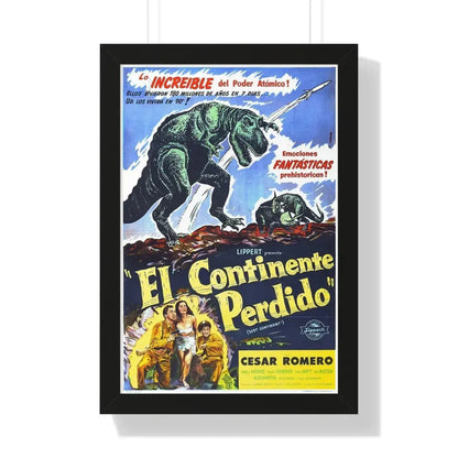 LOST CONTINENT (SPANISH) 1951 - Framed Movie Poster - The Sticker Space
