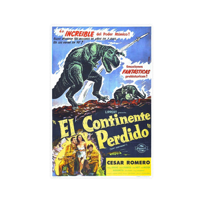 LOST CONTINENT (SPANISH) 1951 - Paper Movie Poster-12″ x 18″ (Vertical)-The Sticker Space