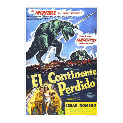 LOST CONTINENT (SPANISH) 1951 - Paper Movie Poster-24″ x 36″ (Vertical)-The Sticker Space