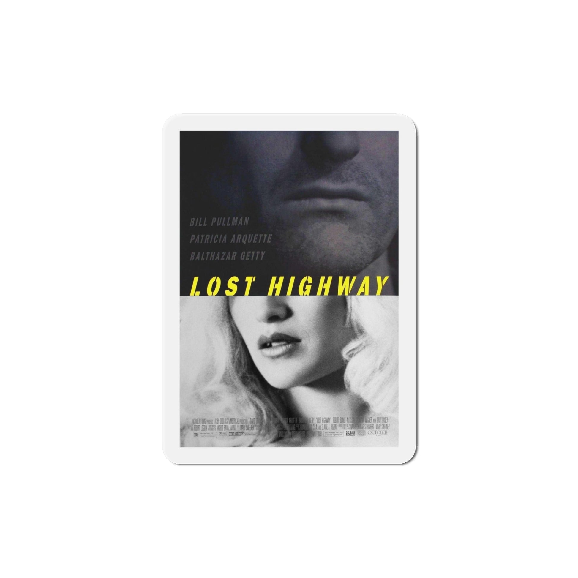 Lost Highway 1997 Movie Poster Die-Cut Magnet-5" x 5"-The Sticker Space