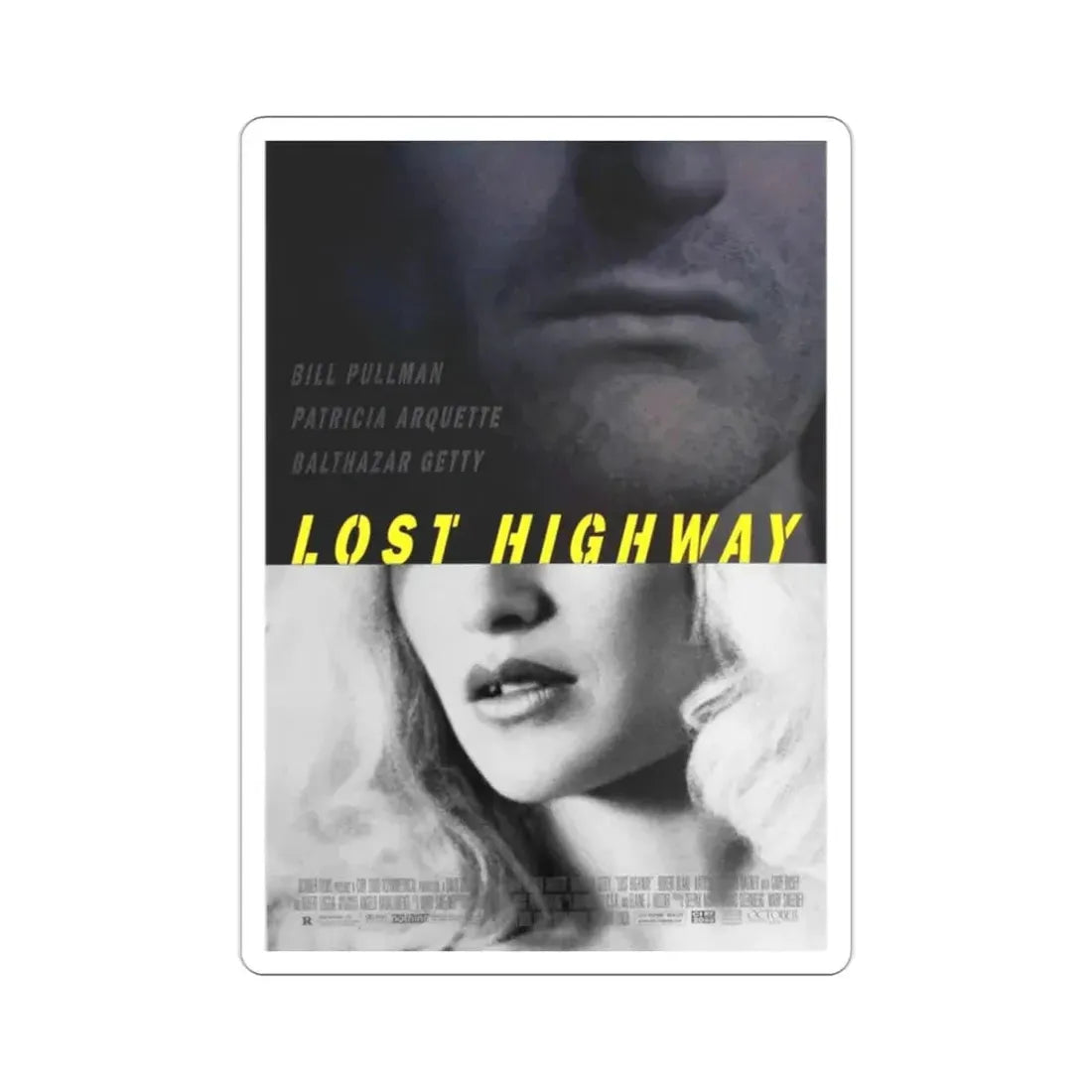 Lost Highway 1997 Movie Poster STICKER Vinyl Die-Cut Decal 2 Inch - The Sticker Space
